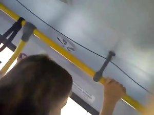Groping a girl at the bus Picture 5