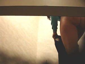 Seductive girl trying new clothes Picture 7