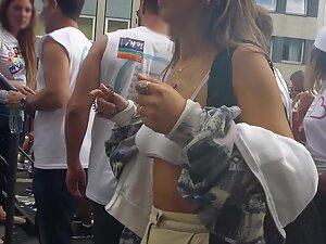 Perky tits are shaking when party girl dances Picture 6