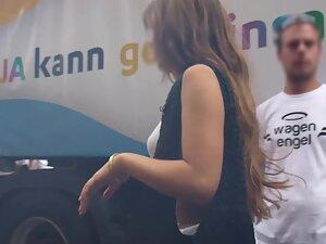 Perky tits are shaking when party girl dances Picture 8