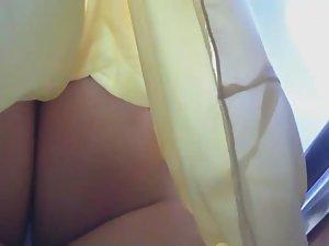 Lifting skirt to see the upskirt Picture 3