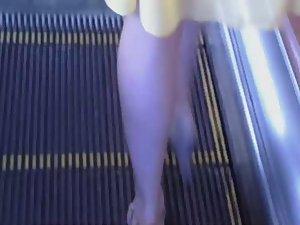 Lifting skirt to see the upskirt Picture 4