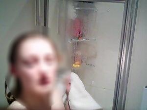 Glorious boobs caught in shower by hidden camera Picture 8