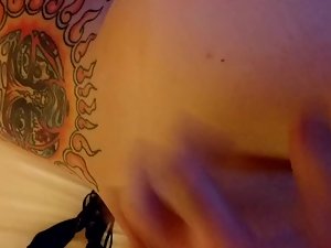 Doggy style fuck while watching sun tattoo Picture 5