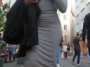 Impressive curves and soft butt in tight dress Picture 8