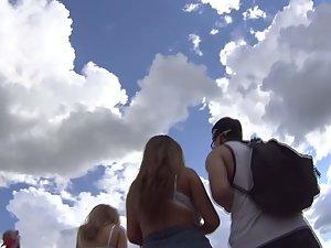 Peep on party girl's perfect ass Picture 2