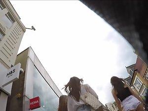 Candid camera focus on teen ass in cutoff shorts Picture 1
