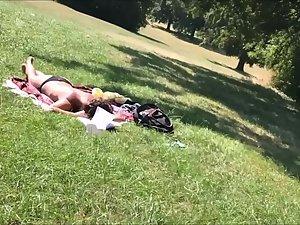 Funny encounter of a sexy girl and a dog owner Picture 7