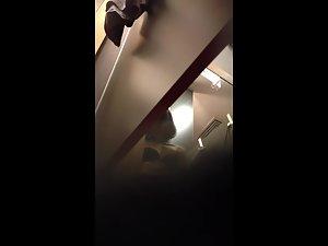 Peeping on chinese girl's small tits Picture 4