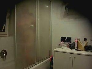 Stepmother spied nude in bathroom Picture 6
