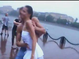 Dancing girl shows more than planned Picture 1