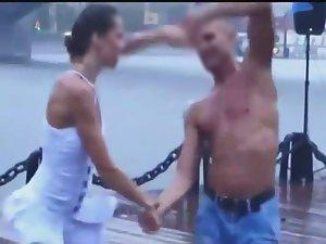 Dancing girl shows more than planned Picture 6