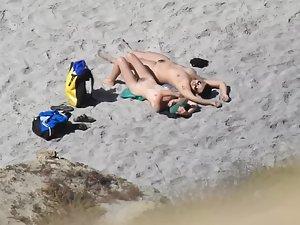 Hairy nudist girls sunbathing their pubes Picture 8