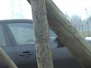Voyeur walked in on sex in the car Picture 1