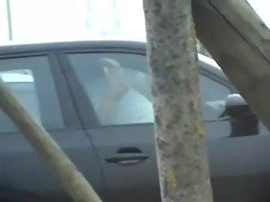 Voyeur walked in on sex in the car Picture 7