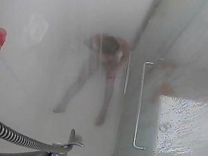 Hot girl spied dancing in the shower Picture 3