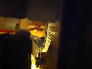 Peeping on naked neighbor stretching on her bed Picture 3