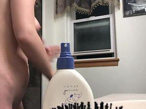 Spying on her naked body before and after shower Picture 5