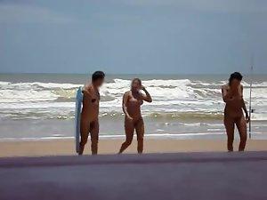 Group of nudists got filmed by a voyeur Picture 8