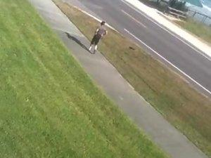 My neighbor likes to tan on a balcony Picture 7