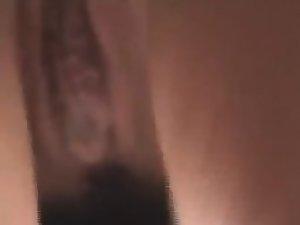 Close up of her pussy under the skirt Picture 1