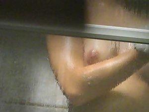 Peeping on young sister in the shower Picture 5