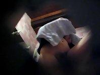 Chubby woman wipes after a shower Picture 8