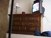 Hidden camera caught a skinny naked girl Picture 3