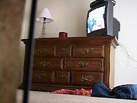 Hidden camera caught a skinny naked girl Picture 8