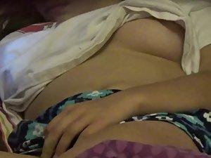 Window peeping on horny teen girl at home Picture 3