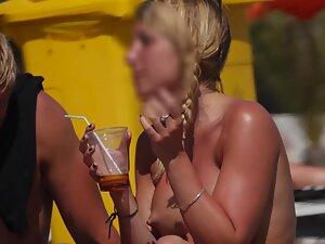 Hard nipples make her tits look like rockets Picture 4