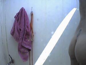 Spying on naked girl with funny salsa dancer tramp stamp tattoo Picture 4