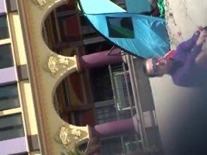 Accidental nudity as she puts a bikini on Picture 3