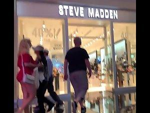 Slutty blonde shopping with her sugar daddy Picture 1