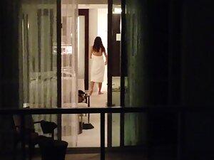 Peeping on two naked girls in a fancy apartment Picture 3