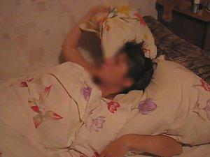 Nervous girlfriend tries to hide her boobs Picture 8
