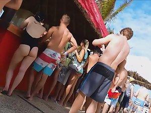 Slut bends over bar counter Picture 3