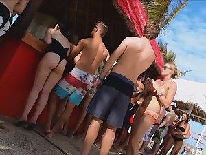 Slut bends over bar counter Picture 5