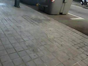 Long legs and perfect ass in train Picture 7