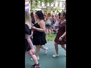 Her big boobs are one step ahead of her Picture 4