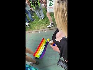 Her big boobs are one step ahead of her Picture 8