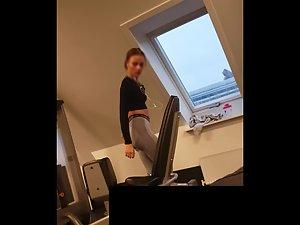 Exercise makes her look like she rides a dick Picture 4