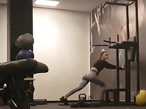 Exercise makes her look like she rides a dick Picture 7