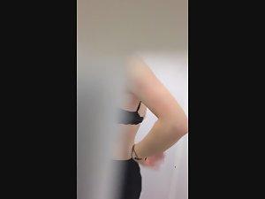 Nice pointy tits of careless teen Picture 4