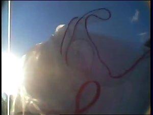 Bride acicdentally shows under gown Picture 6