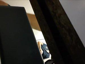 Super sexy milf in dressing cabin Picture 3