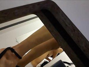 Super sexy milf in dressing cabin Picture 8