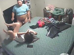 Big guy caught by hidden cam while fucking short wife Picture 4