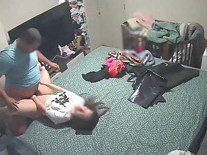 Big guy caught by hidden cam while fucking short wife Picture 6