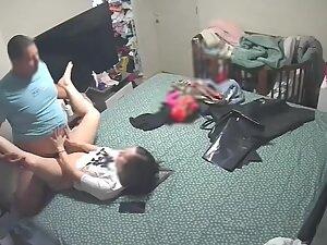 Big guy caught by hidden cam while fucking short wife Picture 7